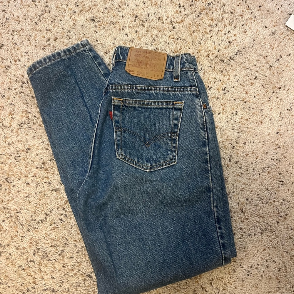 Levi's Blue Boyfriend Jeans